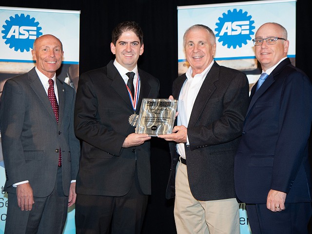 Auto Value and Bumper to Bumper Technician of the Year Honored at  ASE Awards Banquet